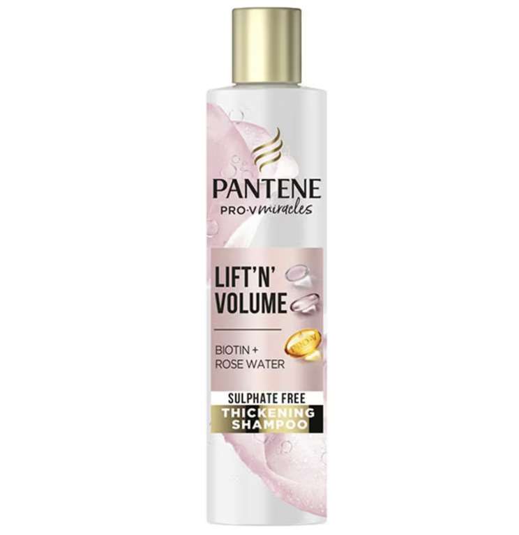 Pantene Lift & Volume Sulphate Free Shampoo, Biotin 225ml (Members Price) + Free Click & Collect