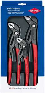 Knipex 00 20 09 V02 Cobra set 180/250/300mm pliers £49.78 with first app order code @ Amazon Germany