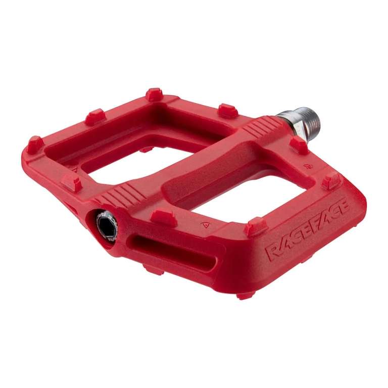 Race Face Ride MTB Flat Bike Pedals, Red - £15.49 delivered @ ProBikeKit