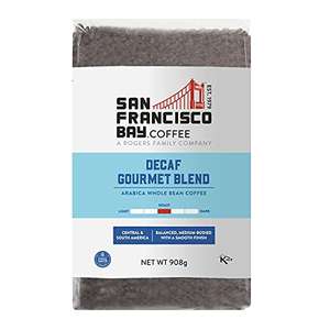 San Francisco Bay Coffee DECAF Gourmet Blend, Whole Bean, 908g £9.49via S&S