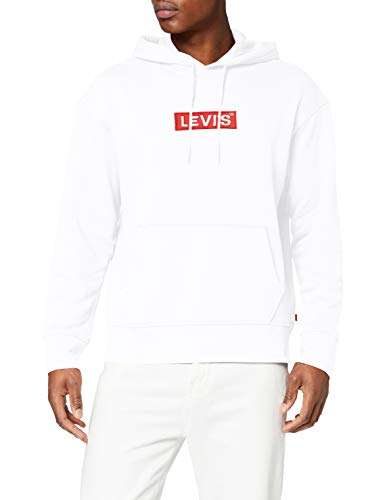 Levi's Men's Relaxed Graphic Hoodie Sweatshirt (White XS/L/XL/XXL/3XL) - £27.00 Delivered @ Amazon