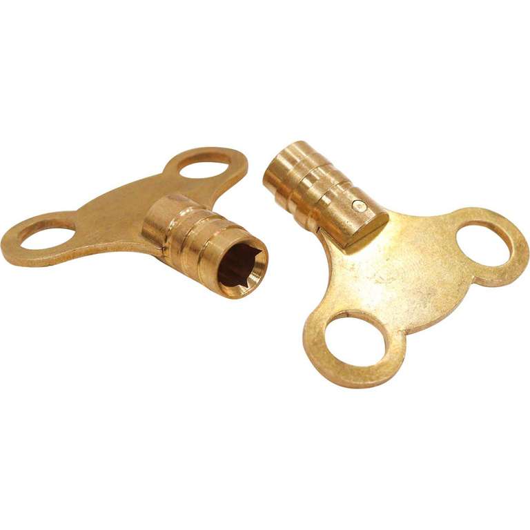 Rothenberger Brass Radiator Bleed Key Set £1.29 Free Click & Collect @ Toolstation
