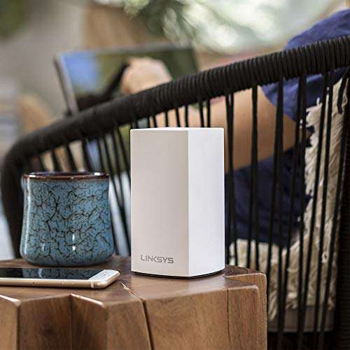 Linksys Velop WHW0103 Dual Band Whole Home Mesh WiFi 5 System 3 Pack, White - £99.99 @ Amazon