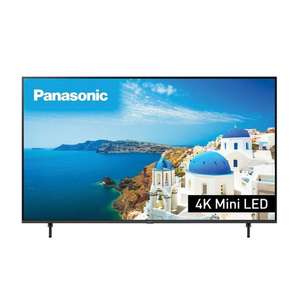 Panasonic TX-55MX950B 55 inch Mini LED 4K HDR Smart TV with 5 years Manufacturer Guarantee, using code