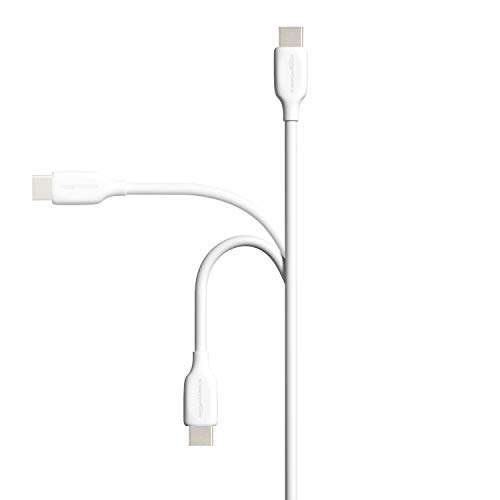 Amazon Basics USB-C 2.0 to USB-A Cable (USB-IF Certified) - 3 m, White, Laptop £6.17 with voucher @ Amazon