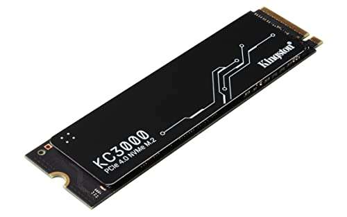 Kingston KC3000 2TB PCIe 4.0 NVMe M.2 SSD 7,000MB/s¹ read/write 3D TLC NAND £138.34 @ Amazon DE