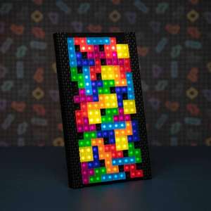 Paladone Collectable Tetrimino Tetris Lamp with 53 coloured blocks for £16.98 delivered @ Zavvi