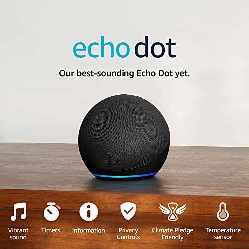 Echo Dot (5th generation, 2022 release) £34.99 @ Amazon