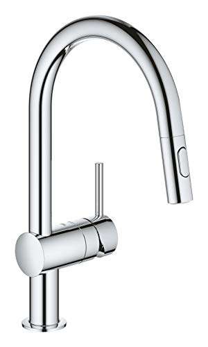 GROHE Minta - Kitchen Sink Pull Out Mixer Tap (Shower Head with 2 Spray Options) - £168 @ Amazon