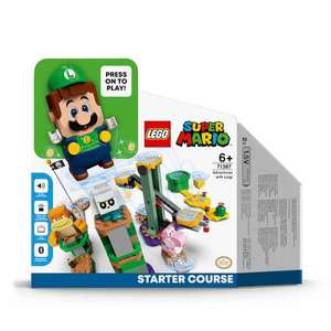LEGO Mario Luigi Starter Course Toy (71387) £24.99 / Peach’s Castle Expansion Set (71408) £99.99 + £1.99 delivery @ Zavvi