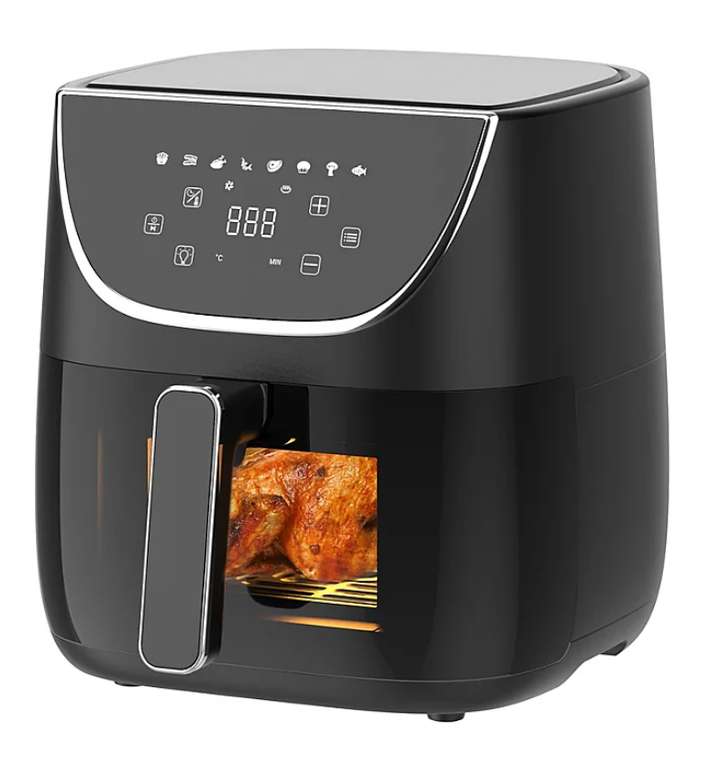 Black 5.7L Digital Air Fryer with Free Click and Collect