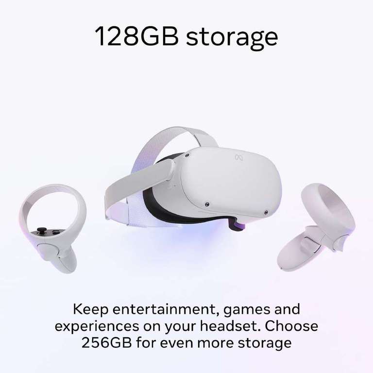 Meta Quest 2 - Advanced All-In-One VR Headset - 128 GB - £194.99 w/ marketing signup code (free c+c)