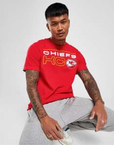 Nike NFL Sale T-Shirts from £10 e.g. Nike NFL Kansas City Chiefs Broadcast T-Shirt + Free Click and Collect @ JD Sports