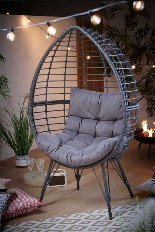 rattan armchair cushion