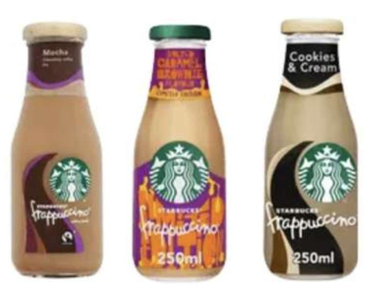 Starbucks Frappuccino, Salted Caramel Brownie, Frappuccino Cookies & Cream 8x250ml £6.99 each in-store @ Costco (Membership Required)