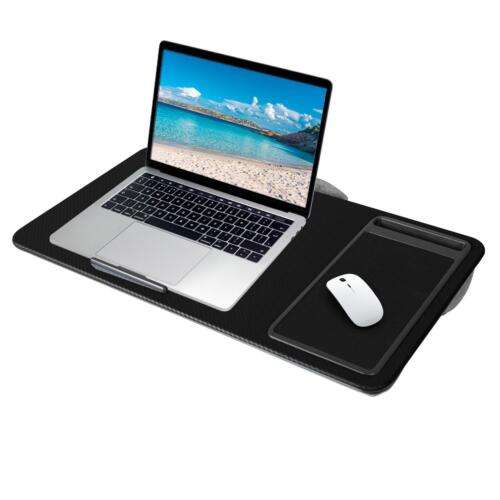 Lap Desk Computer Table Stand Laptop Sofa Bed Tray Portable Notebook Phone Slot - 1x £15.96 or 2x £30.32 with code @ burwellshome / eBay