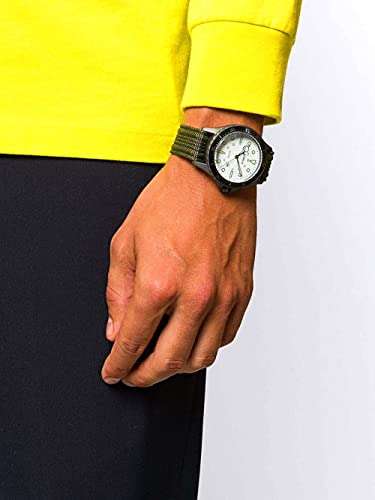 Timex Men's Analogue Quartz Watch Navy XI with Fabric Strap TW2T75500