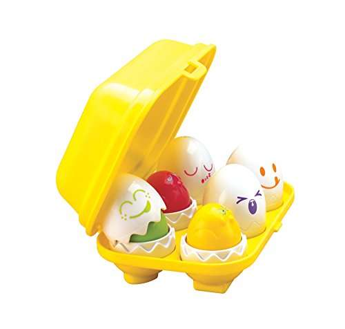 TOMY Toomies Hide and Squeak Eggs, Educational Shape Sorter Baby, Toddler and Kids Toy - £6.66 @ Amazon