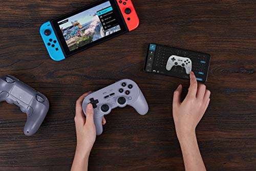 8Bitdo Pro 2 Bluetooth Controller for Switch, PC, macOS, Android, Steam & Raspberry Pi (Grey Edition) £32.79 @ Amazon