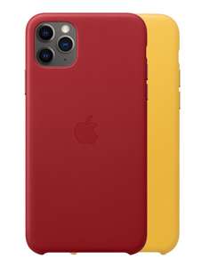 Apple iPhone 11 Pro Max Official Leather Cases In 2 Colours - £9.98 With Code Delivered @ MyMemory