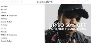 AllSaints Spring Sale - Up To 50% Off + Free Delivery over £150 - @ AllSaints