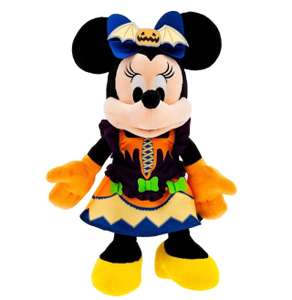 Disney Store Halloween 2023 Micke and Minnie Mouse Collectable Plush Toys Sold by shopDisney