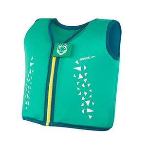 Unisex Children's Speedo Swimming Vest Croc Print Swimming Buoyancy Vest, Green/Blue 1-2 Years - £14.99 @ Amazon