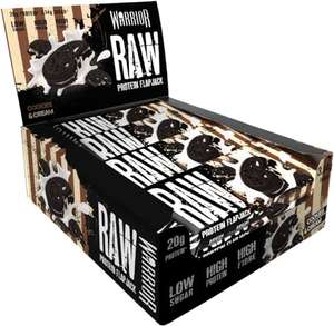 Warrior Raw flapjack protein bar (12 pack) Cookies & cream