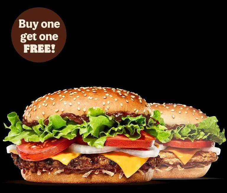 Buy One Californian BBQ Single / Californian BBQ Royal Get Another Free (Via App) @ Burger King
