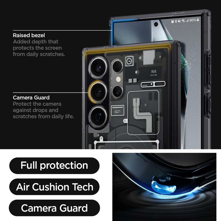 Spigen Ultra Hybrid Zero One Case Compatible with Samsung Galaxy S24 Ultra Sold by Spigen EU FBA