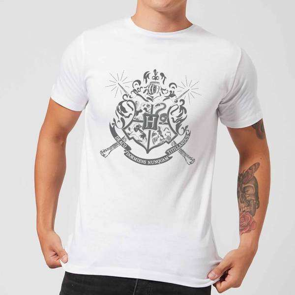 Harry Potter Hogwarts House Crest Men's TShirt with optional free 3 months Amazon Music £5 + £3.99 delivery @ IWOOT