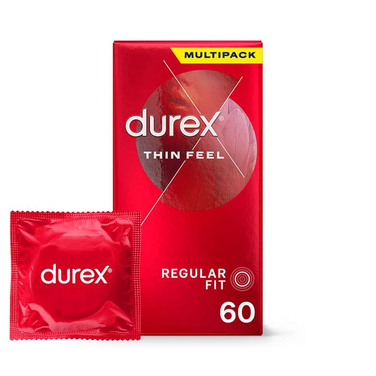 120 Variety Pack Durex Surprise Me Condoms £33.44 (28p each) FREE POSTAGE or 60 x Thin Feel Condoms £17.28 with code (£3.99 postage) @ Durex