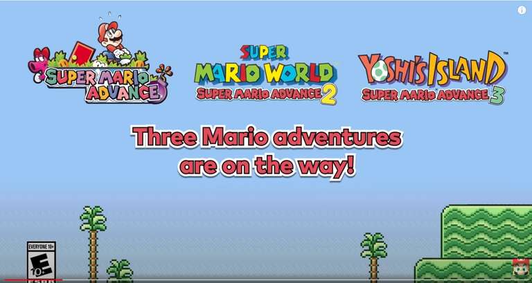 Nintendo Switch Online additions (GBA) from 26 May: Super Mario Bros 2, Super Mario World, Yoshi's Island
