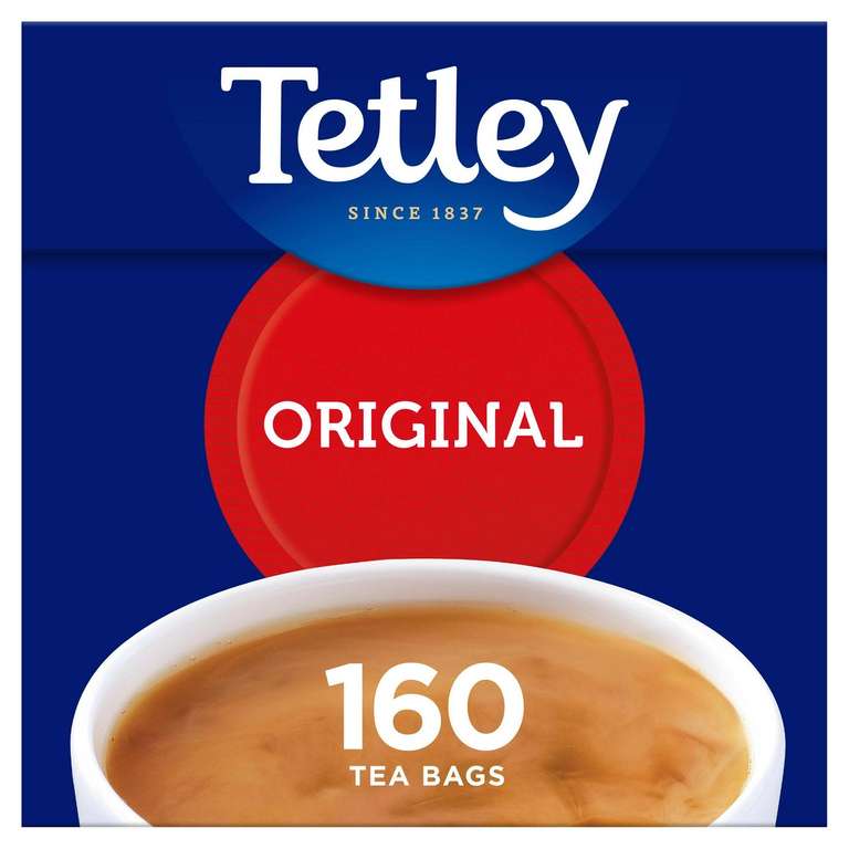 Tetley Tea Bags 160 with More Card