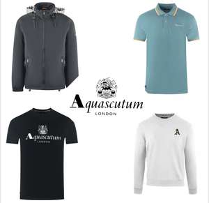 Up to 70% Off Aquascutum + Extra 15% off with code (Over 500 lines, Prices from £19)