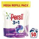 Persil 3 in 1 Colour Protect Laundry Washing Capsules (50 wash) £9.50 / £8.50 (Subscribe & Save)