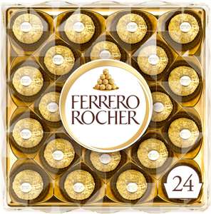Ferrero Rocher Chocolate Hazelnut and Milk Chocolate Pralines, 24 Pieces, 300g - Amazon Fresh (Minimum Order Applies / Location Varies)