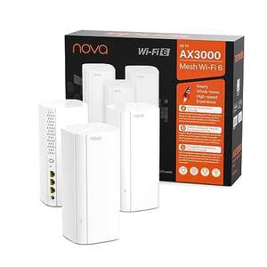 Tenda Nova MX12 AX3000 Mesh Wi-Fi 6 System - 7000sq ft Wi-Fi Coverage - Whole Home Wi-Fi Mesh System 3-Pack w/voucher