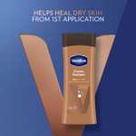 Vaseline Intensive Care Cocoa Radiant Body Lotion with ultra-hydrating lipids and pure cocoa butter for dry skin 200 ml (S&S £1.73)