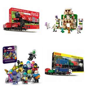 Lego & Hornsby - 15% W/£30 or 20% W/£50 Spend - Hornby Coca Cola Train Set £67.75 / Lego Minecraft 21250 £60.79 + More / Checkout Price
