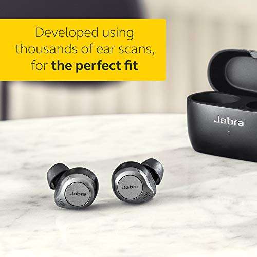 New Jabra Elite 85t True Wireless Earbuds - Jabra Advanced Active Noise Cancellation with Long Battery Life - £78.02 @ Amazon
