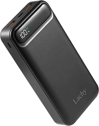 Lachy Power Bank 20W 20000mah USB C Fast Charging 3.0 Portable Charger PD 3.0 - £17.49 With Voucher @ Amazon