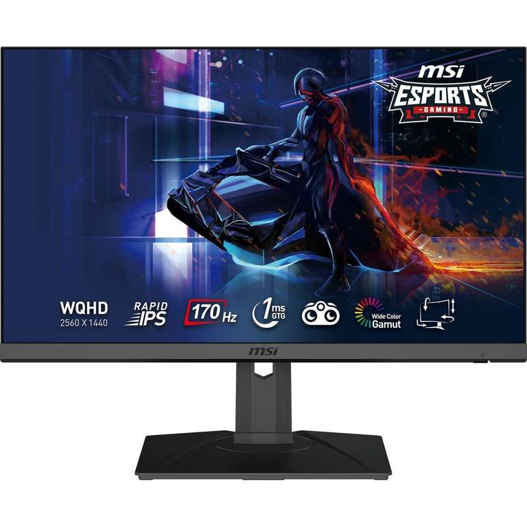 MSI 27" G272QPF 2560x1440 Rapid IPS 170Hz 1ms FreeSync 300nits HDR Monitor w.code sold by AO (UK Mainland)