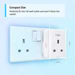 TP-Link Tapo Smart Plug Wi-Fi Outlet Tapo P100 (2-Pack) £14.39 with voucher @ Amazon