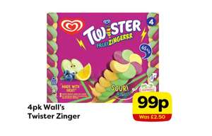 4pk Wall's Twister Zinger