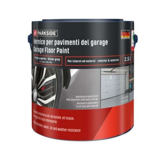 Parkside 2.5L Garage Floor Paint - £14.99 (In-store) @ LIDL