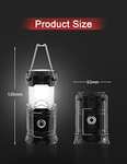Fulighture Solar Camping Lantern [2 Pack] LED Portable Flashlight with voucher - Sold by Fulighture LED