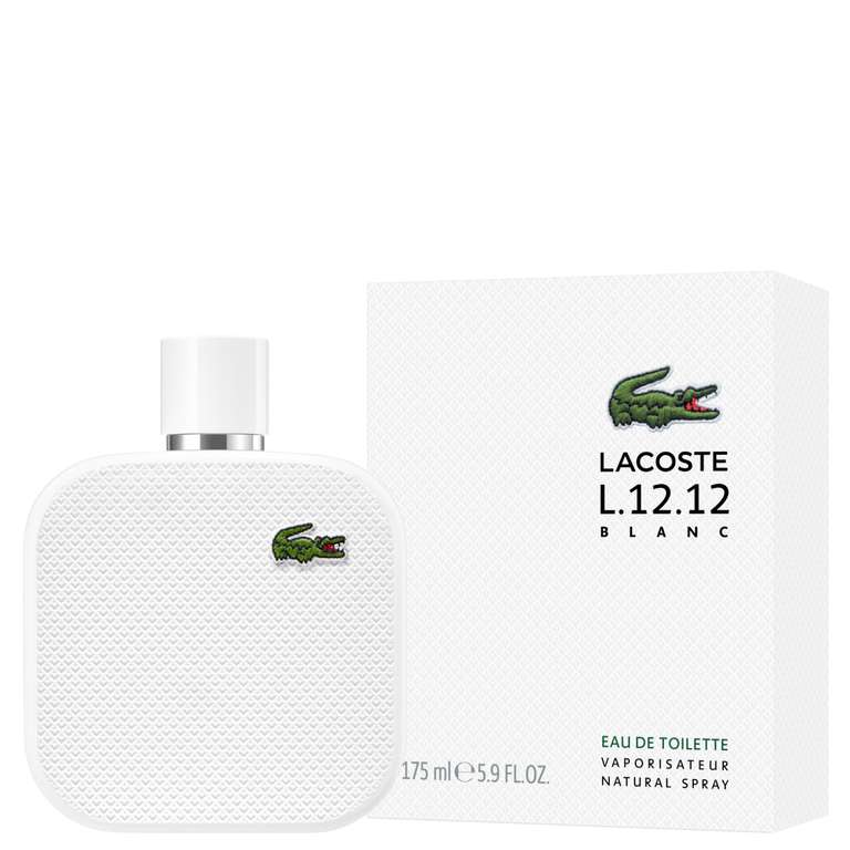 Lacoste L.12.12 Blanc Pour Lui Eau de Toilette Spray 175ml - £30.25 @ Fragrance Direct