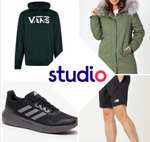 Up to 70% off Studio Sale + Extra 50% off with code. (Includes Adidas, Timberland, EA7, North Face, Vans)