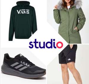 Up to 70% off Studio Sale + Extra 50% off with code. (Includes Adidas, Timberland, EA7, North Face, Vans)